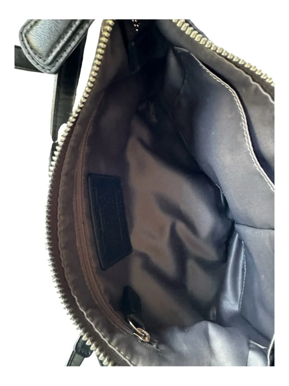Coach Signature Hobo Crossbody and Shoulder, Handbag with Turn-Lock Detail - Picture 5 of 7